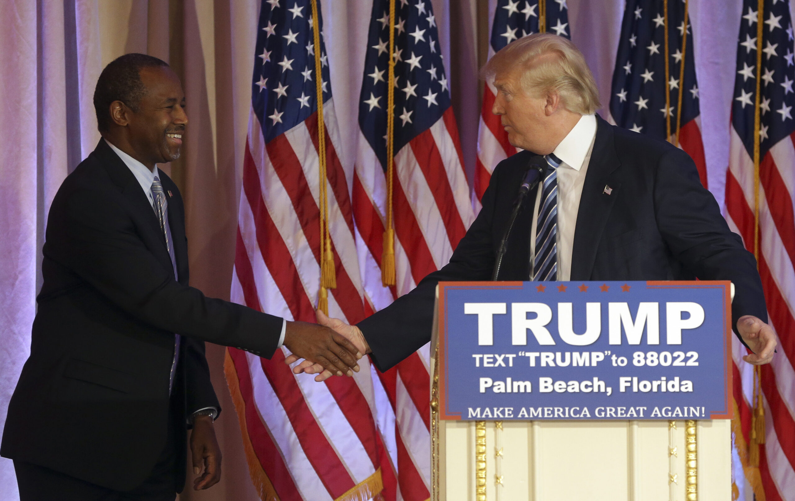 Which 2016 presidential candidates have endorsed Trump?