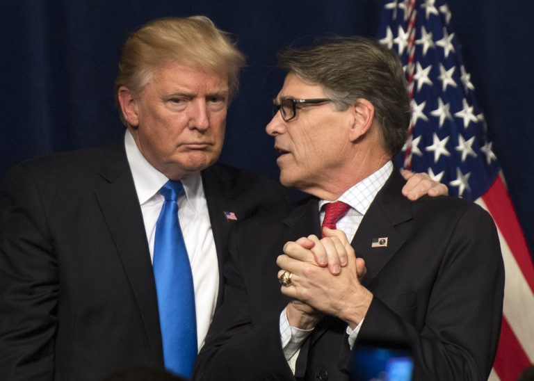 Energy Secretary Rick Perry Perry is attempting to solve a problem that he framed as grid resiliency. He believes that power plants -- primarily coal and nuclear -- need to be compensated for being able to withstand an infrequent, but devastating, event such as a hurricane or some other potentially catastrophic scenario such as a cyber or physical attack on the electric grid. (Kevin Dietsch/Pool via Bloomberg)