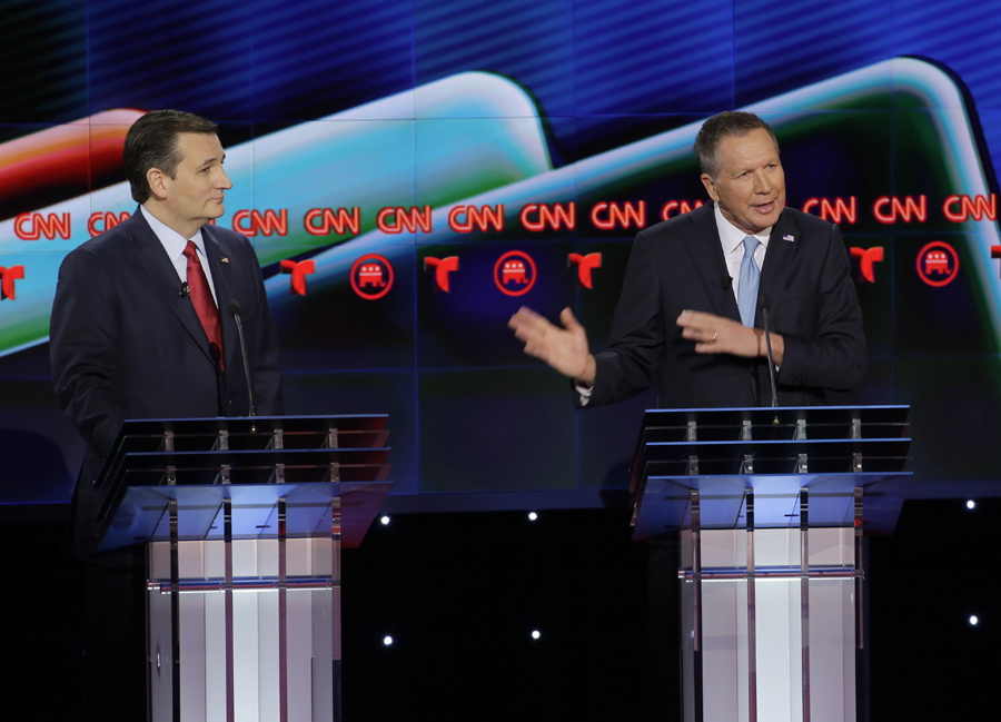 Cruz, Rubio battle for second in Michigan