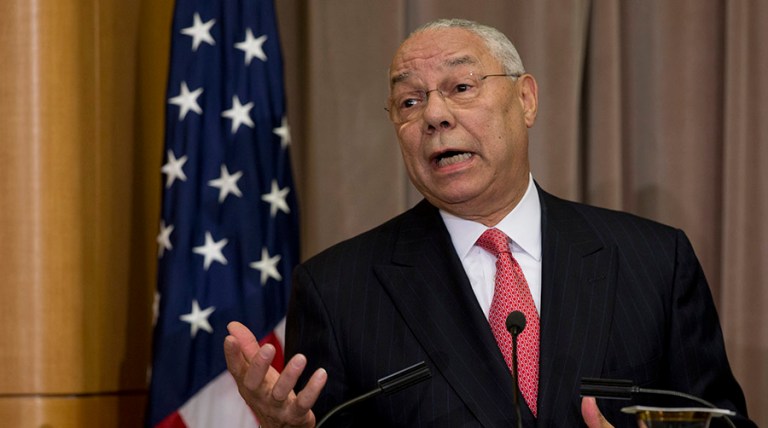 Powell said the Republican candidates for president are performing 