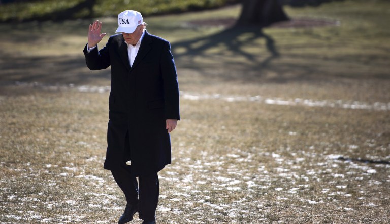 President Trump has tangible accomplishments when it comes to deregulation, cutting taxes, and appointing conservative judges. Yet on infrastructure, immigration, and trade, his populist promises remain unfulfilled. (Kevin Dietsch/Pool via Bloomberg)