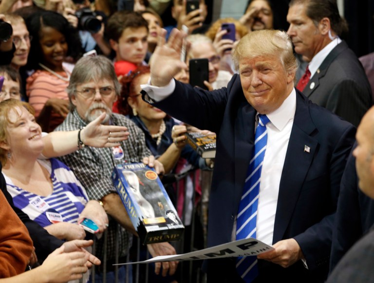 Republican presidential hopeful DonaldÂ Trump is no dummy; he's running a campaign geared towards voters that many Republican candidates, with their emphases on tax cuts, free trade, and immigration reform, have perennially ignored. (AP Photo/Steve Helber)