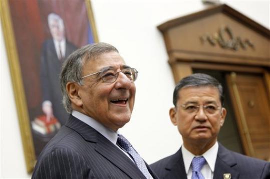 Panetta awards local grants, warns of budget cuts
