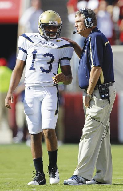 Gerry Broome/AP
Quarterback Tevin Washington and coach Paul Johnson have led Georgia Tech to a 5-0 start to the season and the nation's best rushing offense(378.2 ypg).
