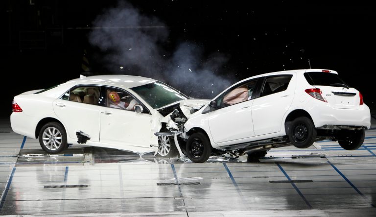 Twelve percent of traffic congestion and 3 million metric tons of carbon emissions are from car crashes.Â (AP Photo/Koji Sasahara)