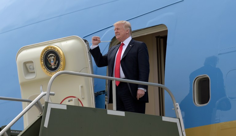 Trump is already scheduled to attend the G20 summit in Hamburg, Germany in July, which will mark his first overseas visit if the White House does not plan additional travel before then. (AP Photo/Susan Walsh)