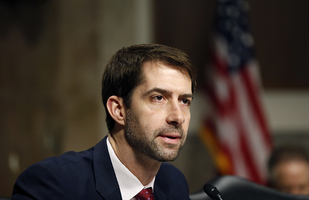 Cotton mocks ‘fiction writer’ running Obama’s foreign policy