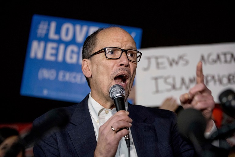 On the campaign trail, Perez dinged Trump's 