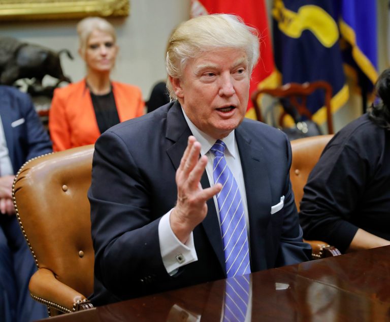 Trump's domestic policy agenda raised some red flags for skeptical conservatives. (AP Photo/Pablo Martinez Monsivais)