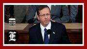 Israeli president touts US support in joint address to Congress