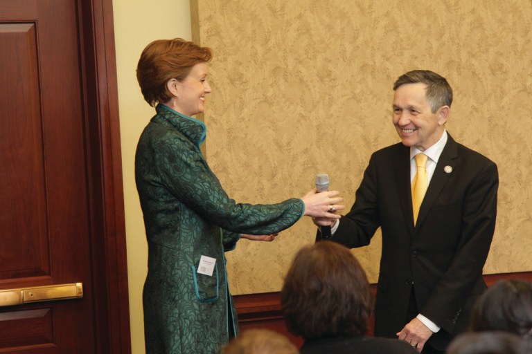 Courtesy photo
Elizabeth and Dennis Kucinich at the Veggie Caucaus event.