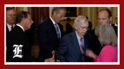 McConnell freezes up at weekly press conference, escorted away
