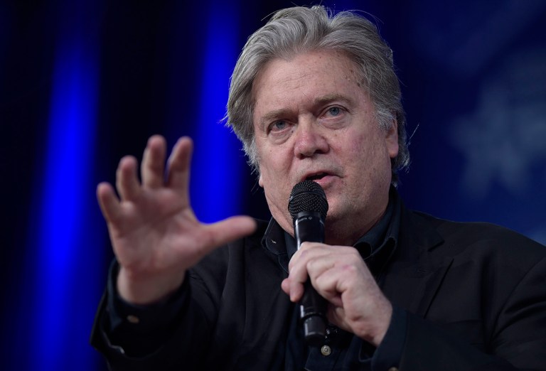 Bannon last week stressed that a major goal of his is the 