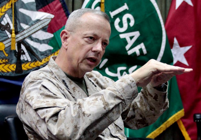 U.S.  Gen. John Allen, top commander of the NATO-led International Security Assistance Forces (ISAF) and U.S. forces in Afghanistan (AP file photo)