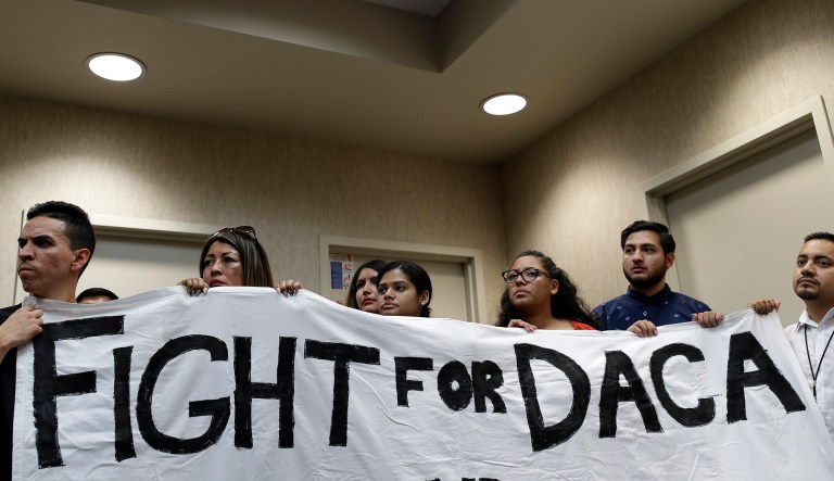 Attorney General Jeff Sessions announced earlier this month DACA would be rolled back under the Trump administration within six months, allowing Congress time to pass legislation. (AP Photo/John Locher)