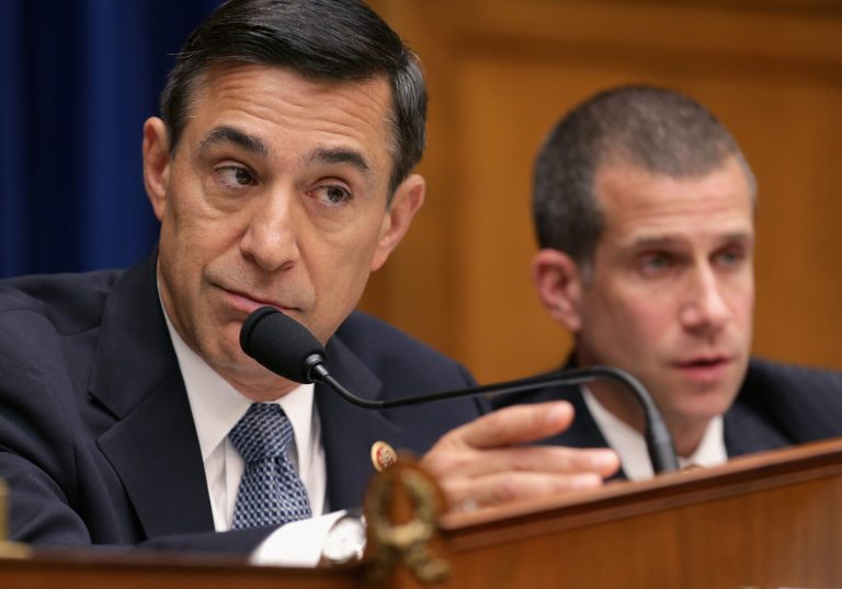 Rep. Darrell Issa, R-Calif., characterized the State Departmentâs investigation of the employees as a sham and a slap on the face to the families of the four Americans killed in the Sept. 11, 2012 attack in Libya. (Chip Somodevilla/Getty Images)