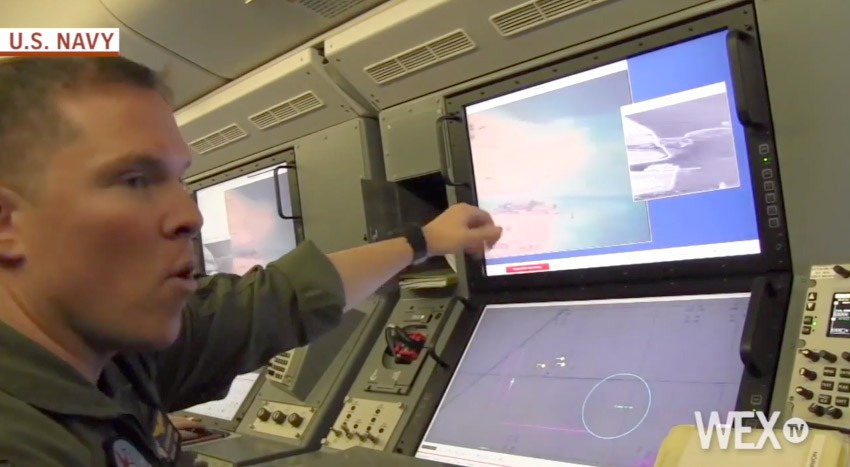 Navy video shows China’s man-made islands