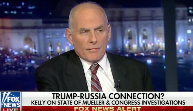 White House chief of staff John Kelly said Wednesday on Fox News that the Trump administration did not issue a 