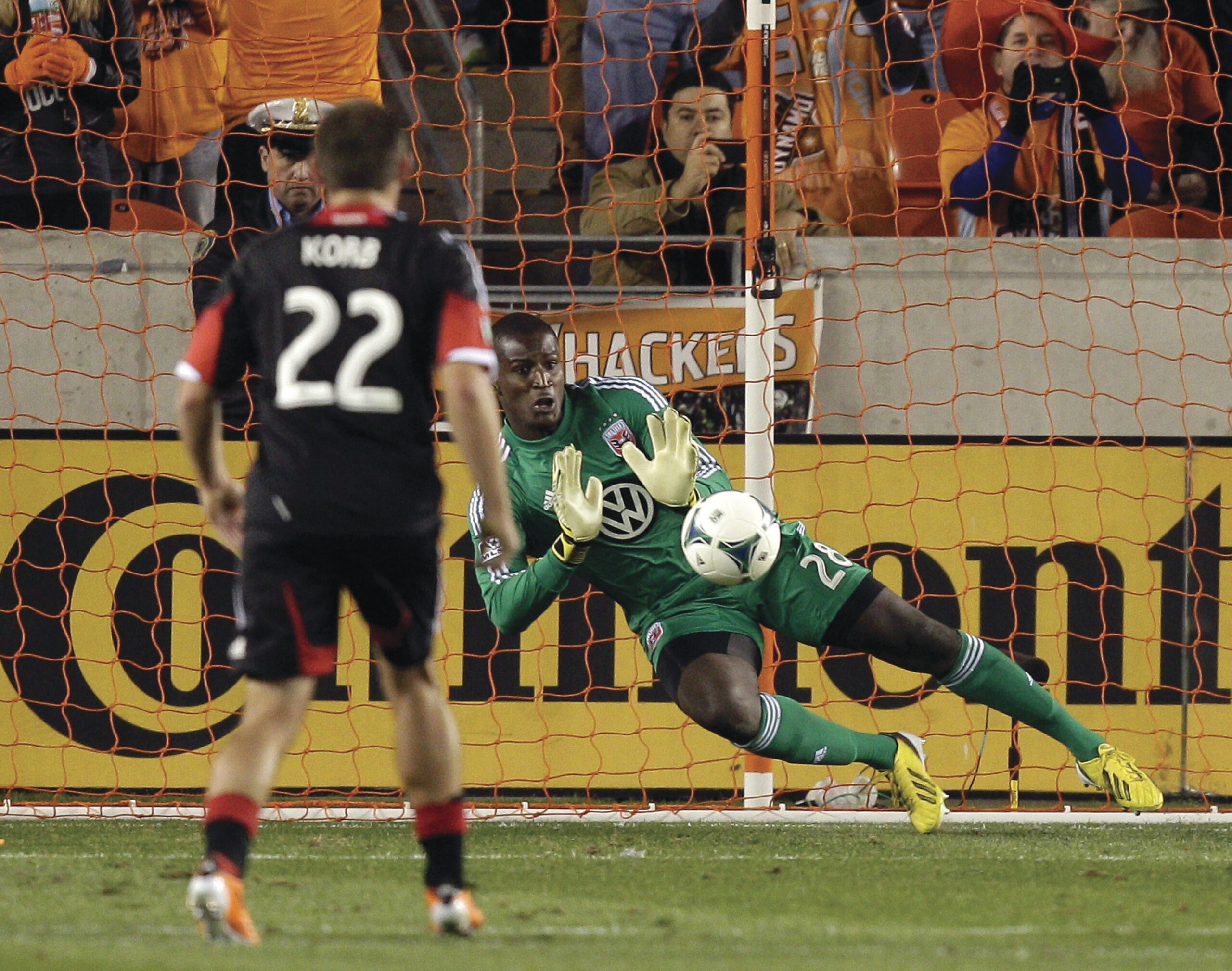 D.C. United’s Bill Hamid taking the abroad view