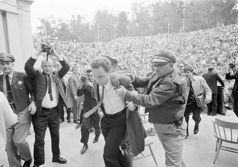Half a century before the recent uproar at Yale and the University of Missouri, America saw protracted rioting at the Berkeley campus of the University of California in the fall of 1964.Â (AP file photo/Robert W. Klein)