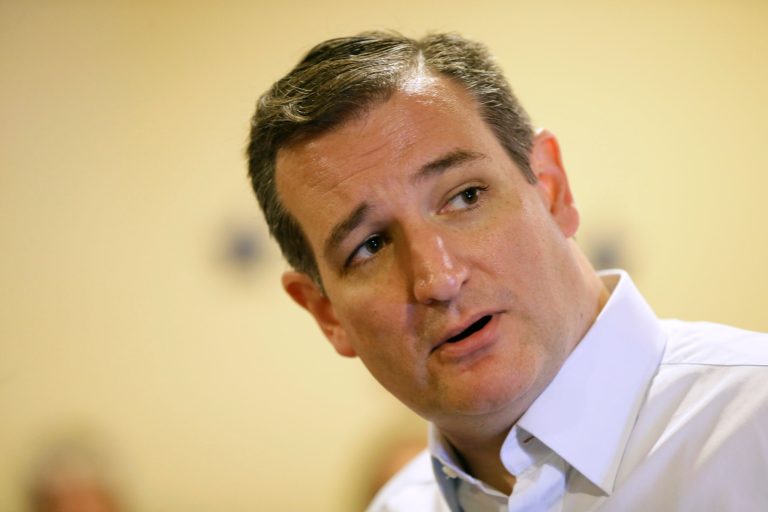 Republican presidential candidate, Sen. Ted Cruz, R-Texas, said the top Republican in the Senate is working hard for Democrats, not the GOP.Â (AP Photo/Charlie Neibergall)