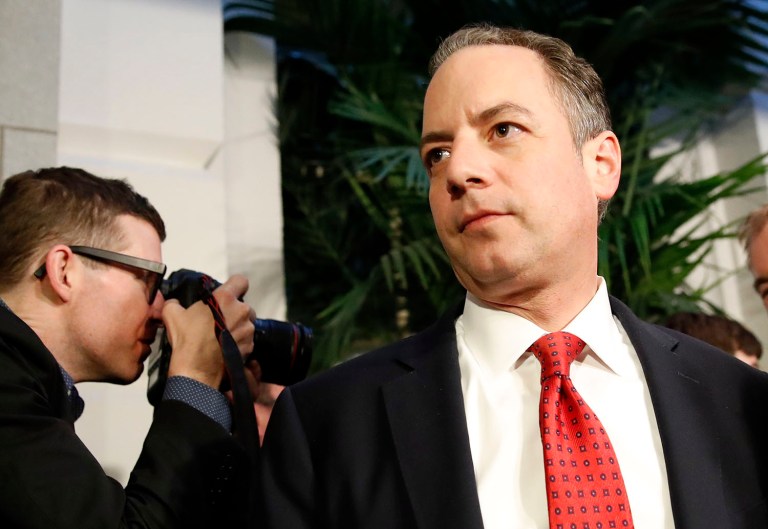 He denied the president was signaling he was seeking to oust the speaker. (AP Photo/Alex Brandon)