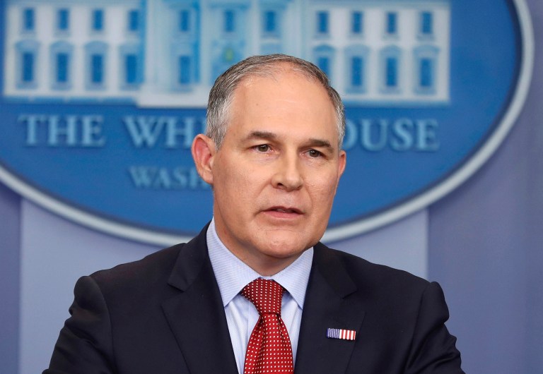 Scott Pruitt has come under fire this month for frequently flying first class or take military flights at the taxpayers' expense because of 