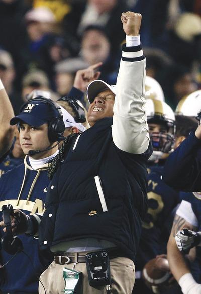Evan Vucci/AP
Ken Niumatalolo had his worst year in his four full seasons at Navy but still beat Army.