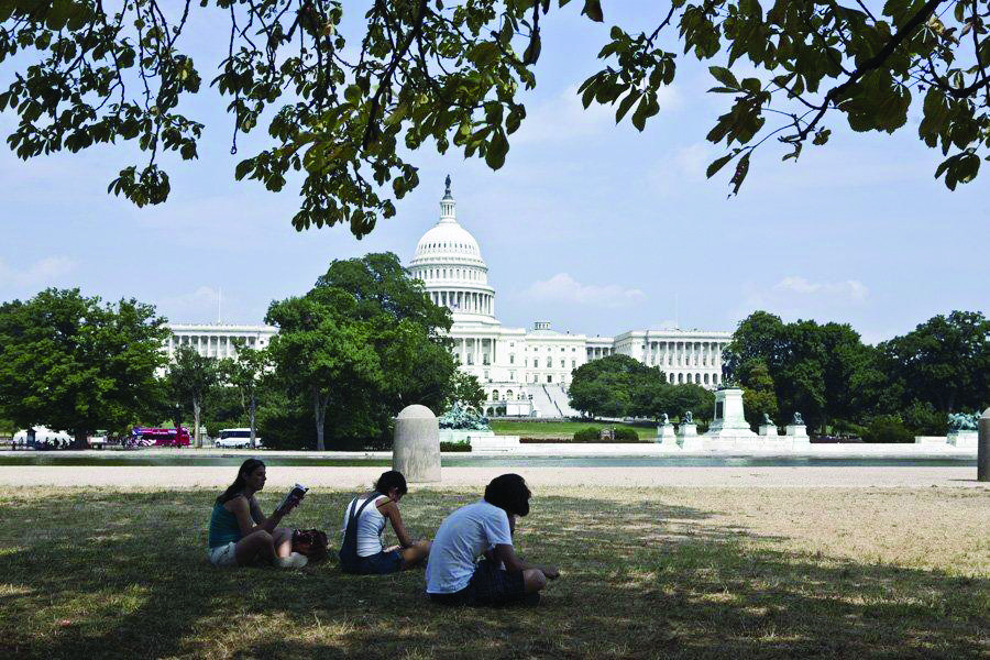 Locals enjoy August in Washington as town empties out