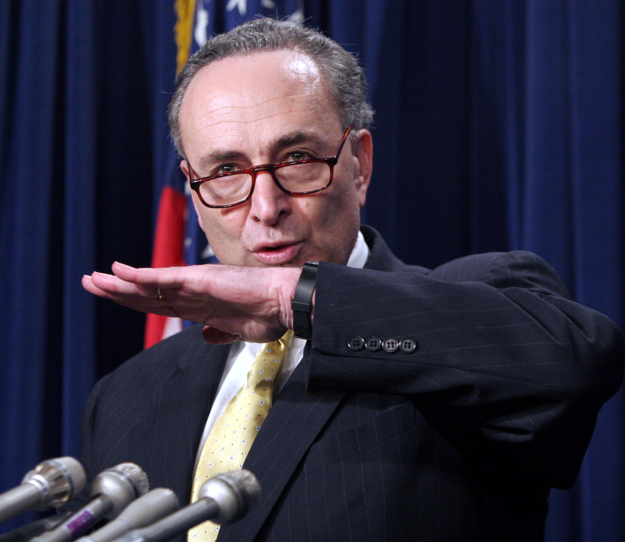 Schumer too: Lost confidence in Comey in November