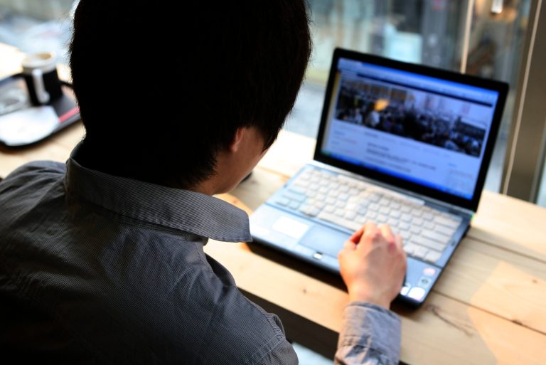 Left-leaning groups are demanding Fox News ask candidates how they will subsidize high-speed Internet access. (AP Photo/Gillian Wong)