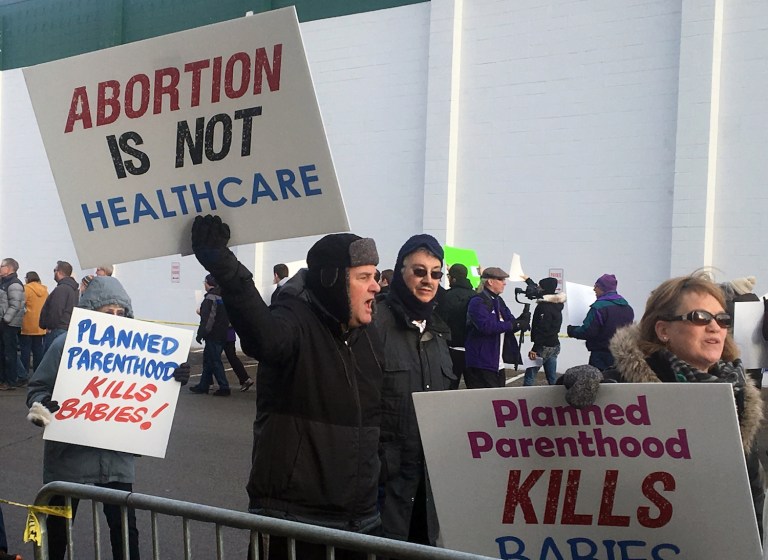 In order to make abortion illegal and unthinkable again we have to continue to bring the numbers down. (AP/Jeff Baenen)