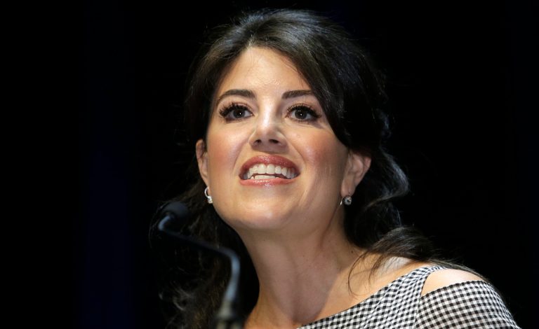 Monica Lewinsky commented on President Trump's alleged taping of private conversations on Friday. (AP Photo/Lionel Cironneau, File)