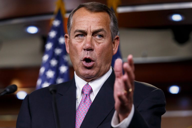 House Speaker John Boehner of Ohio takes questions about his legislative agenda during a news conference on Capitol Hill in Washington on March 26. (AP Photo/J. Scott Applewhite)