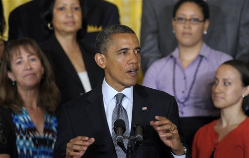 President Barack Obama calls on Congress to pass a temporary, one-year extension of the Bush-era tax cuts for people who make less than $250,000 a year. (AP Photo)