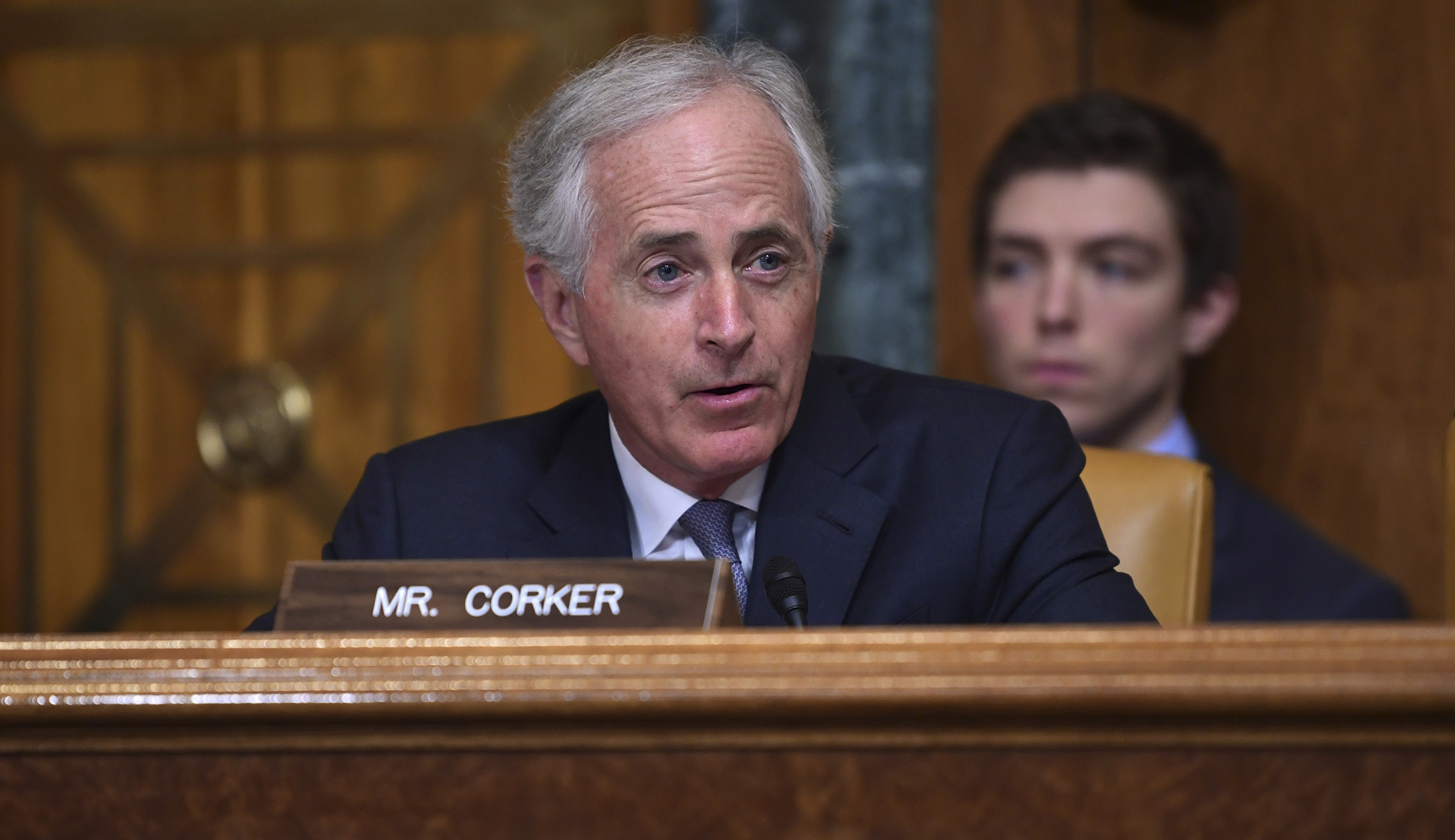 Bob Corker won’t rule out replacing Nikki Haley