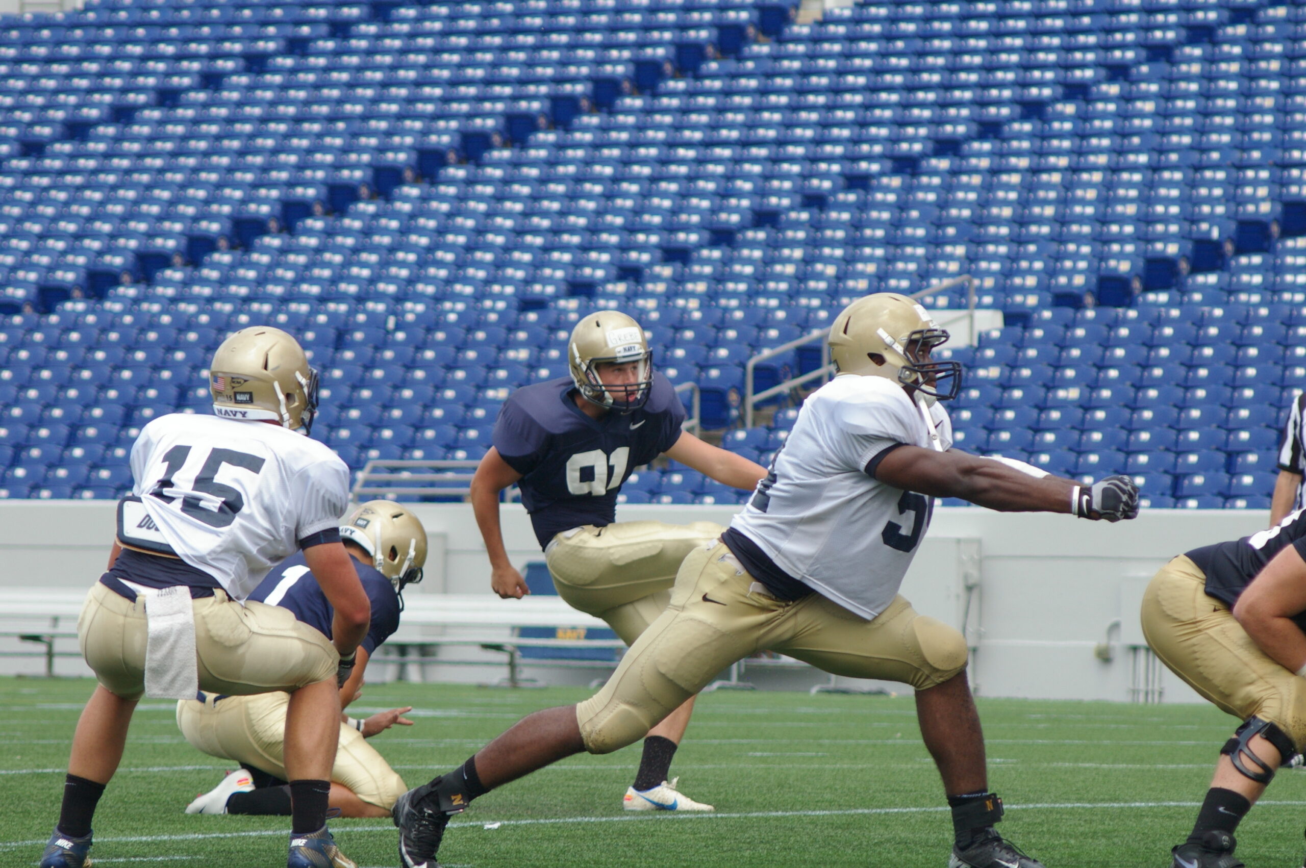 Navy preps for Notre Dame