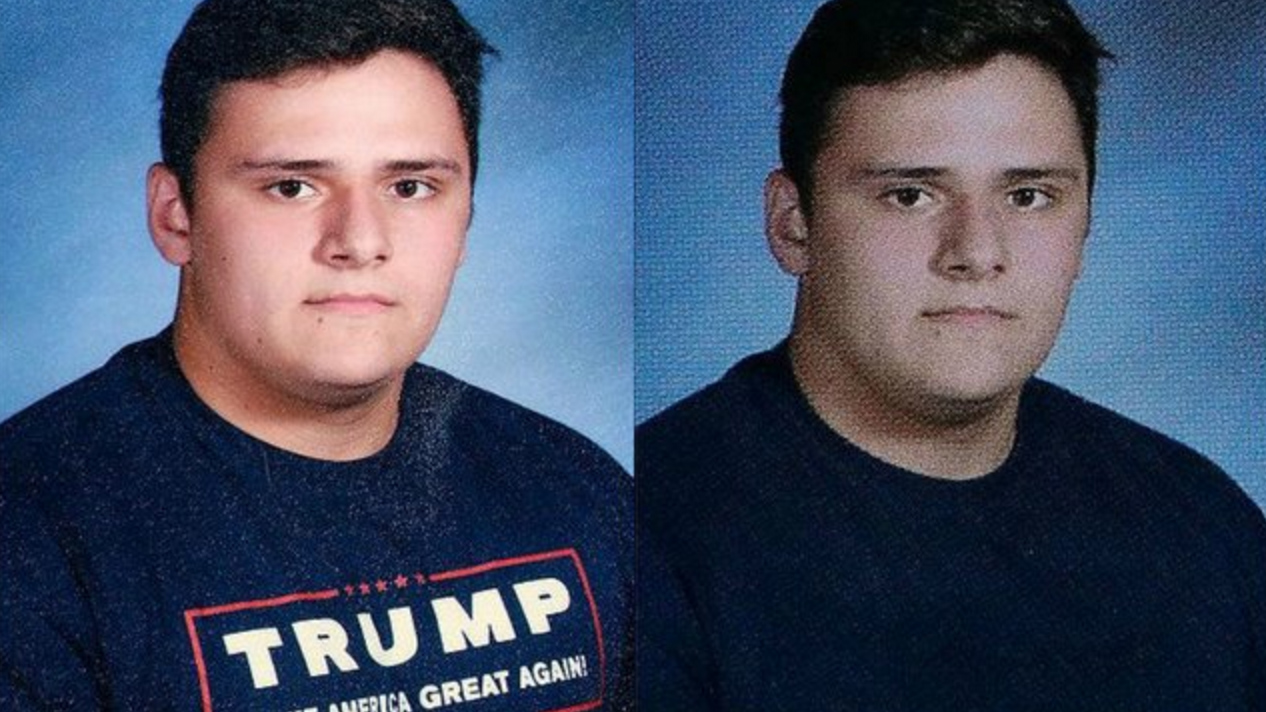 New Jersey school investigating removal of Trump logos from yearbook photos