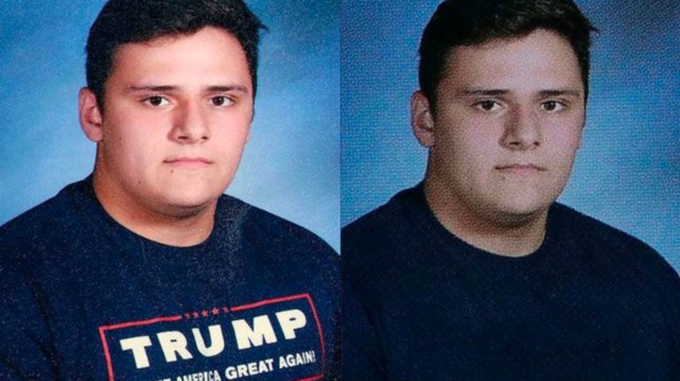 Junior Grant Berando's T-shirt that said, 