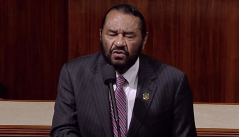 Green introduced articles of impeachment against Trump last month, and said the president has become the 
