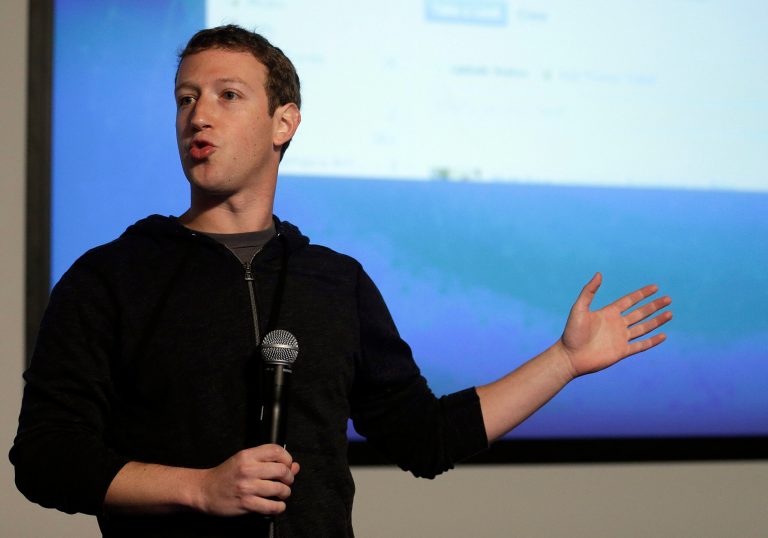 FILE - In this Jan. 15, 2013 file photo, Facebook CEO Mark Zuckerberg speaks at Facebook headquarters in Menlo Park, Calif. The expansion of H-1b visas is considered the first major victory for Zuckerberg's new non-profit lobbying organization, FWD.us, which receives financial backing from such big tech names as Bill Gates of Microsoft, Reid Hoffman of LinkedIn and Napster pioneer Sean Parker. In announcing the group, pronounced 