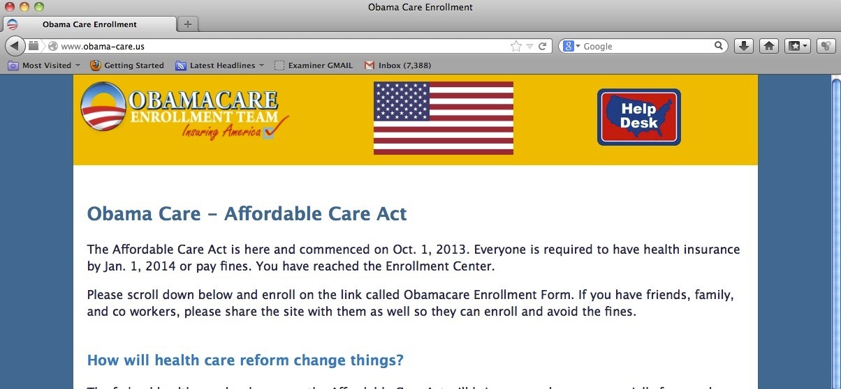 Obamacare launch spawns 700+ cyber-squatters capitalizing on Healthcare.gov, state exchanges