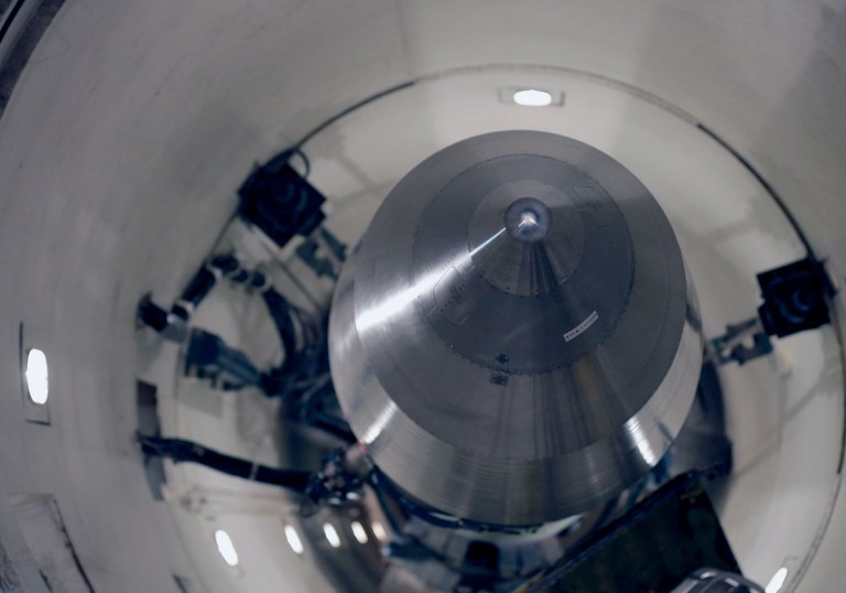 The May 17, 2014 incident that incapacitated a nuclear-armed missile in its launch facility cost the three individuals their nuclear certification and opened an investigation into the accident. (AP Photo/Charlie Riedel)
