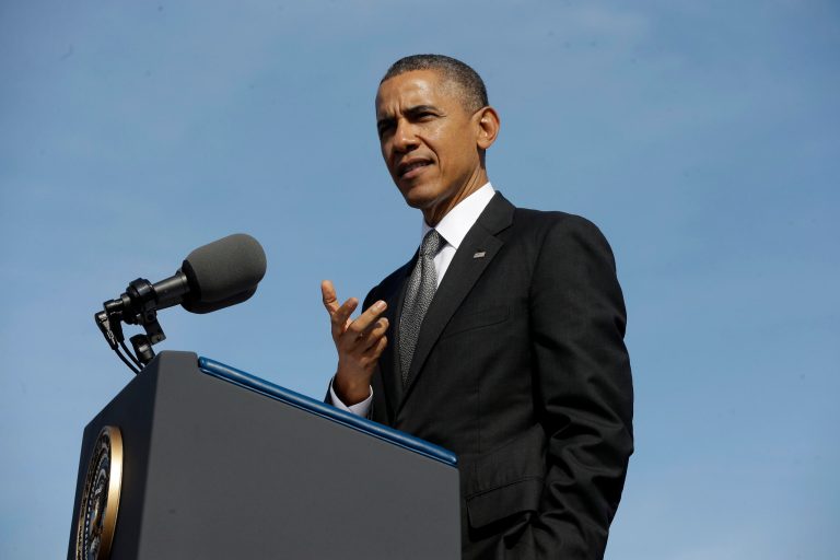 President Obama on Thursday morning will unveil his fix for the millions of Americans receiving cancellation notices for their insurance plans, a proposal that that comes as Democrats have urged the White House to put forward a blueprint to help mitigate the glaring political liability. (AP/Pablo Martinez Monsivais)