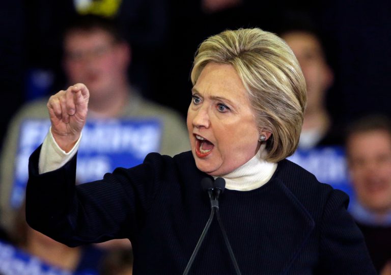 Hillary Clinton blasted Citizens United Tuesday after losing the New Hampshire primary to Sen. Bernie Sanders. (AP Photo/Elise Amendola)