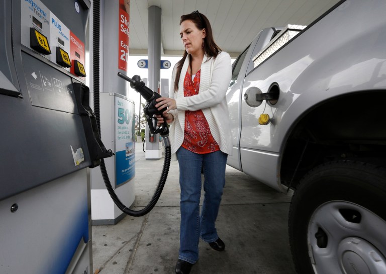 The gas tax is 18.4 cents on a gallon of unleaded gasoline and 24.4 cents on a gallon of diesel fuel. It's been about 24 years since the federal gas tax was increased. (AP Photo/Rich Pedroncelli, File)