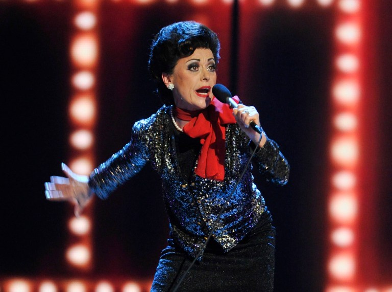  Tracie Bennett performs at the 66th Annual Tony Awards on Sunday June 10, 2012, in New York. (Photo by Charles Sykes /Invision/AP)  