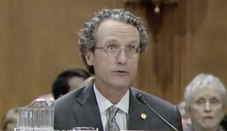 Democrats uniformly opposed his nomination, saying his ties to business prevent him from being an effective and faithful environmental enforcer. (EPA/YouTube)