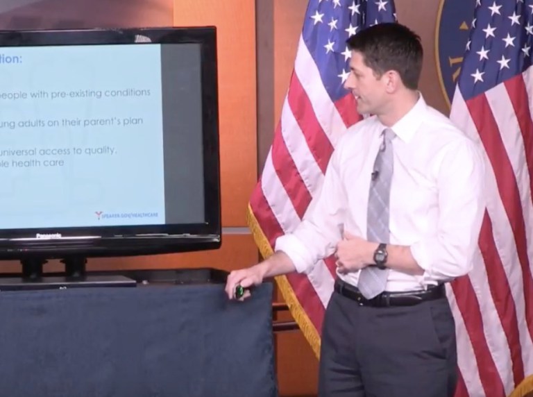 Paul Ryan Explains How Obamacare Incentivizes Healthy People Out of the Market