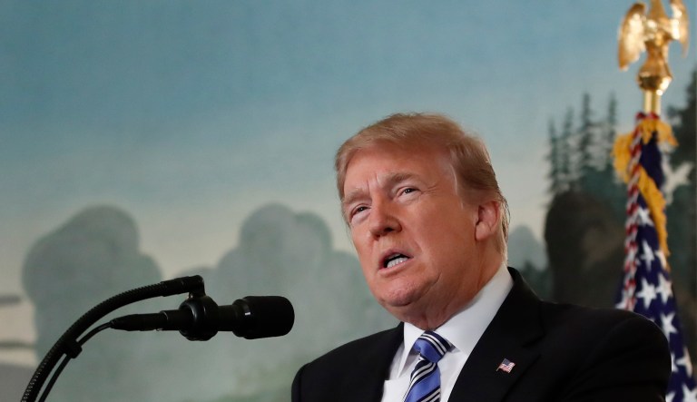 In remarks to the nation on Thursday, Trump said Americans should strive to foster better a community to prevent individuals from becoming too isolated. (AP Photo/Carolyn Kaster)